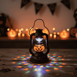 Lanterna Halloween con Luci e Suoni a Batteria Fantasma, Teschio o Zucca
