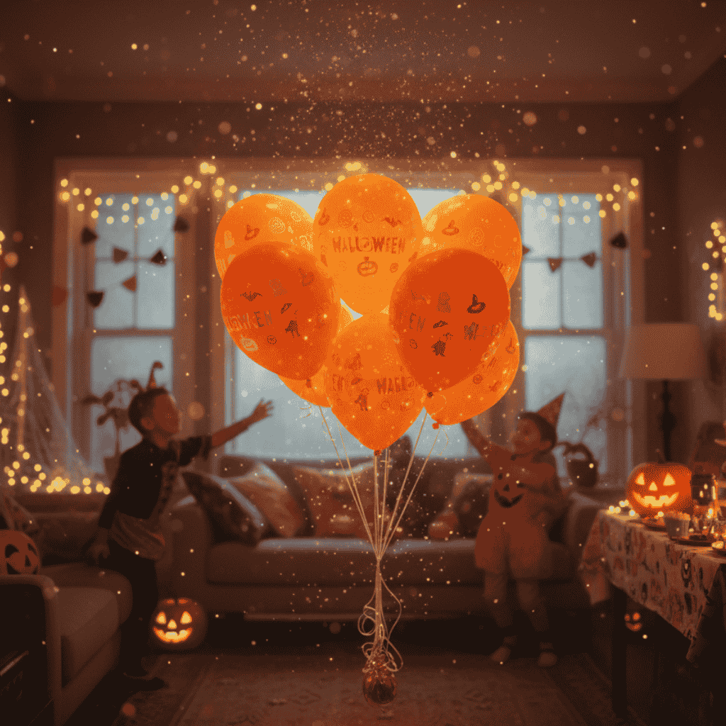 Busta 8 Palloncini Happy Halloween B-234 Decorazioni Festa