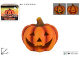 Zucca Halloween 18 cm con Luce a Batterie Decorazione ART.22104-2 col casuale