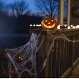 Ragnatela Bianca 100 g con 5 Ragni 14467-WHITE Decorazione Halloween