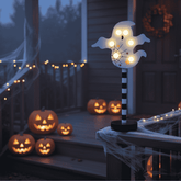 Filo 10 Luci LED Halloween Mani Bianco Caldo 1m a Batterie DFDP 10LED-WW/HAND