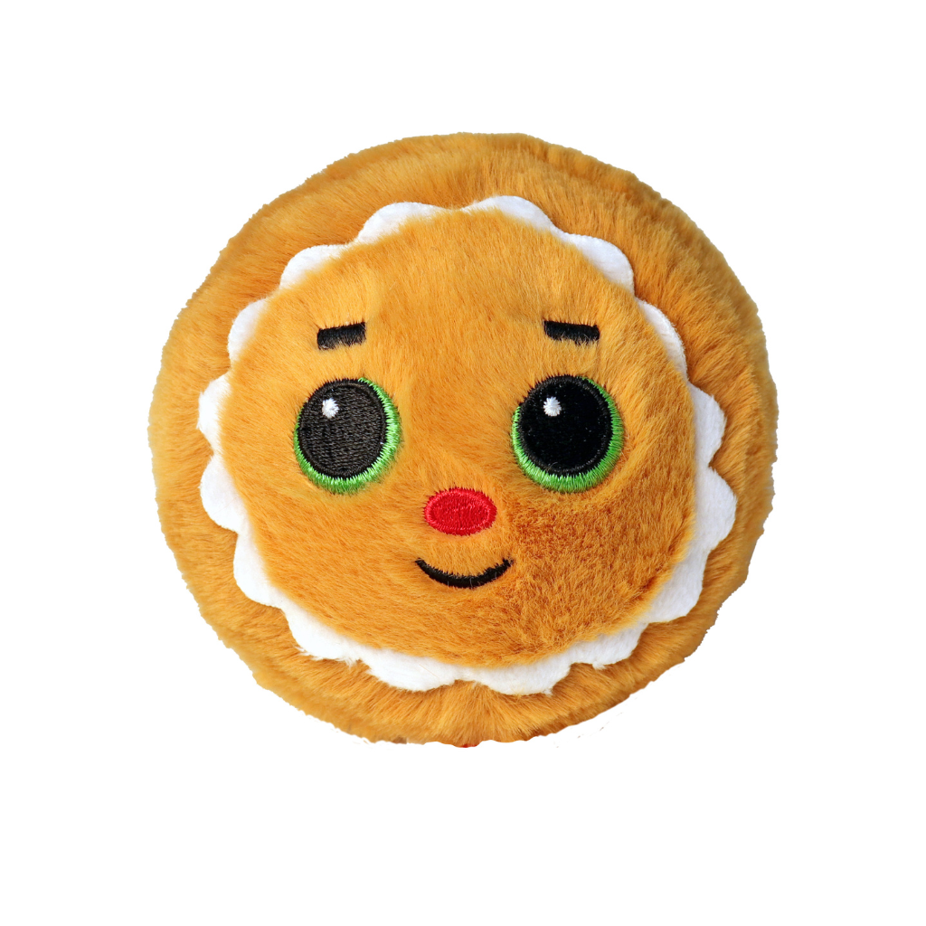 T83077 TY Beanie Bouncers Cookie Palla Rimbalzante Omino di Zenzero