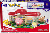 MEGA Pokémon Centro Pokémon HNT93 Set Costruzioni Pikachu, Eevee Chansey Togepi
