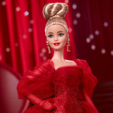 Barbie Signature Mattel 80° Anniversario Bambola da Collezione con Abito Rosso
