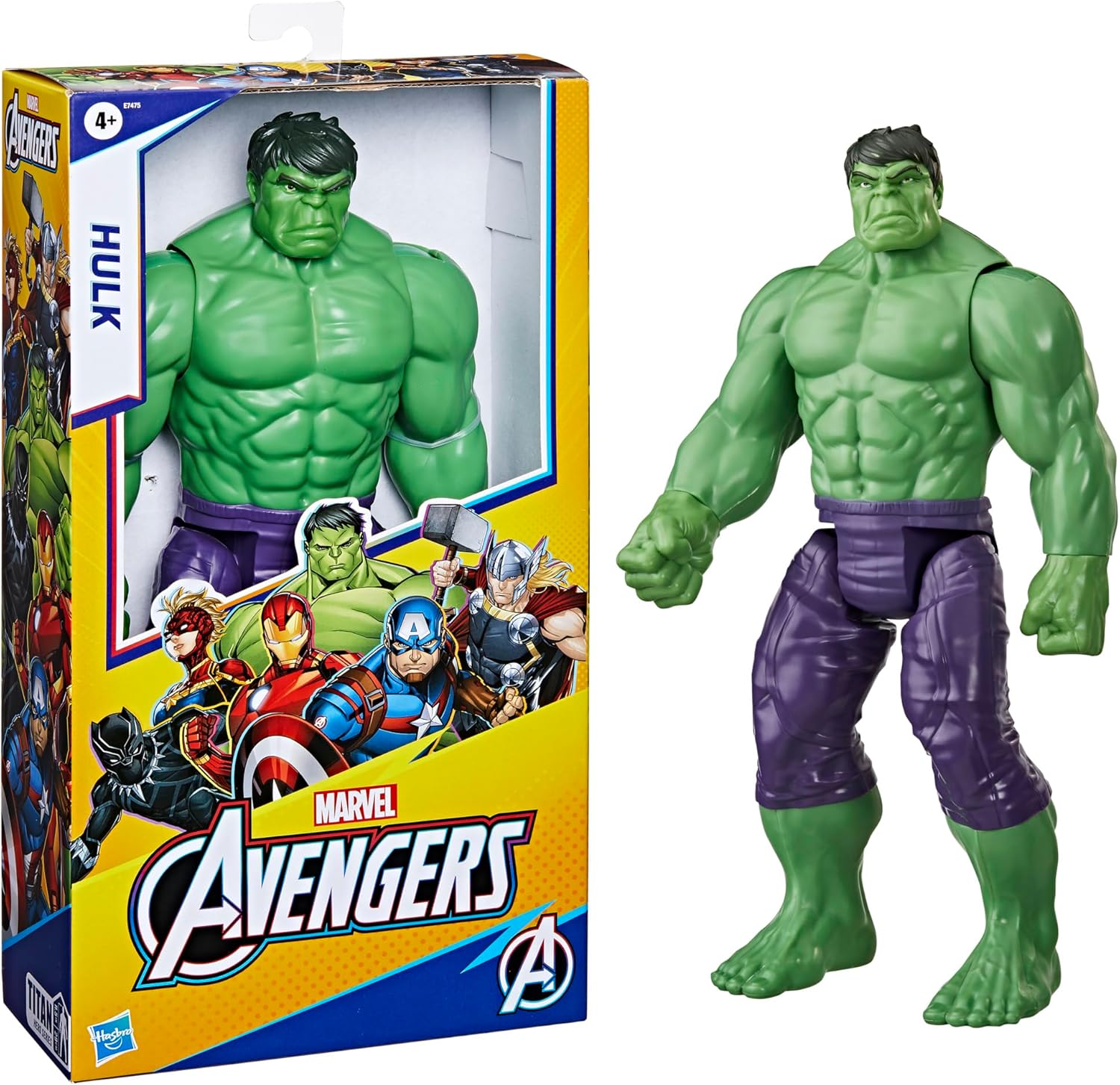 Marvel Avengers Titan Hero Hulk Deluxe 30 cm Action Figure Hasbro con Blast Ge