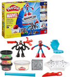 Play-Doh Marvel Spider-Man Lancia e Taglia Set Creativo con 2 Action Figure
