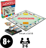 Monopoly Classico Hasbro Gaming Gioco da Tavolo in Italiano con Pedine Grandi
