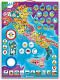 Clementoni Italia Puzzle Magnetico Gioco Educativo 4 in 1 con Mappa dell’Italia