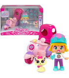 37200 Pinypon Famosa Let’s Go Moto Playset con Personaggio e Moto