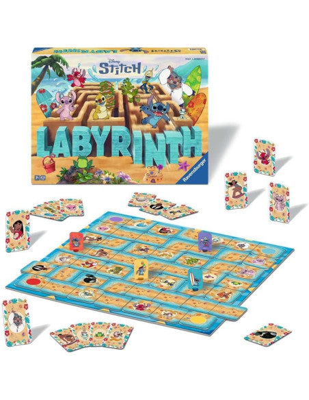 Ravensburger Labyrinth Disney Stitch | Gioco da Tavolo per Famiglie e Bambini