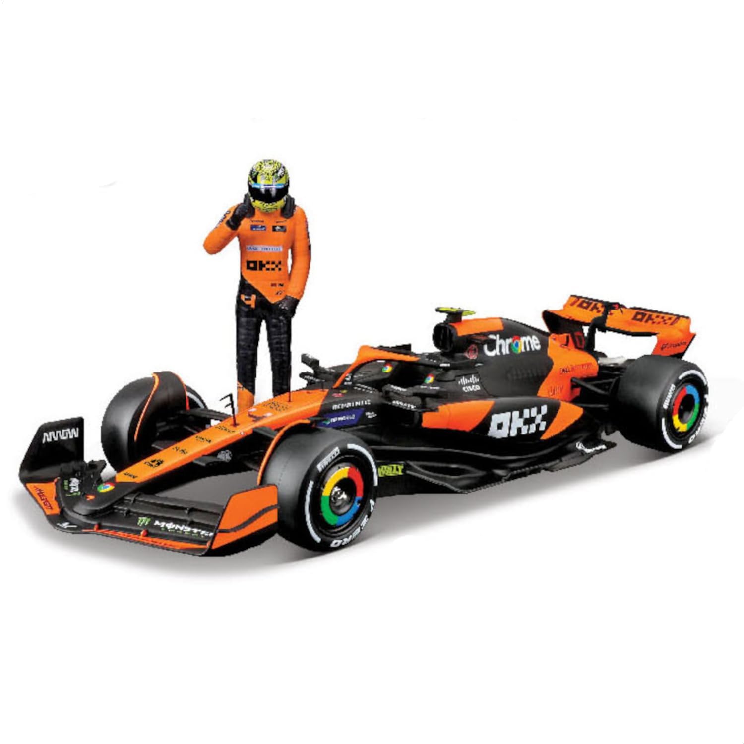 *18-28040N F1 MC LAREN MCL39 2024 #4 Con Pilota 1:24