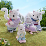 05814 Sylvanian Families La Famiglia Pantera delle Nevi | Set 4 Personaggi