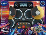 VTech Kidi DJ Drums Batteria Elettronica per Bambini con Luci Bluetooth e Microf