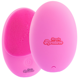 Beauty Routine Spazzola Viso Sonica Schiuma e Lava SkinCare Brush Rosa