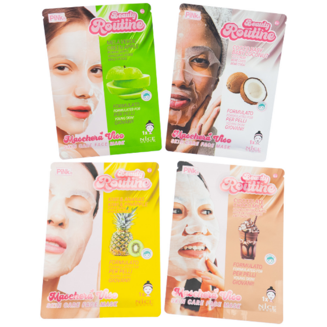Beauty Routine Maschera Viso Idratante Profumazione Casuale Skincare Sheet Mask