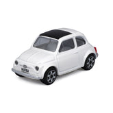 18-30046 Bburago Street Fire Fiat 500 BiancaModello Diecast in Scala 1:43
