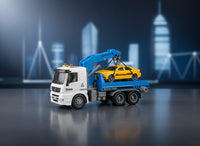 0344 ReelToys Service Truck Camion a Frizione con Veicolo, Luci e Suoni