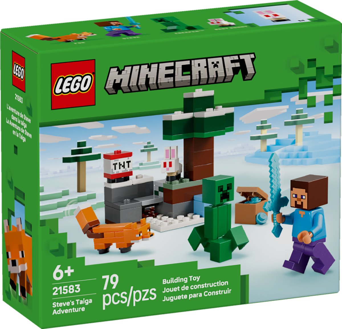 21583 LEGO Minecraft Avventura di Steve nella taiga