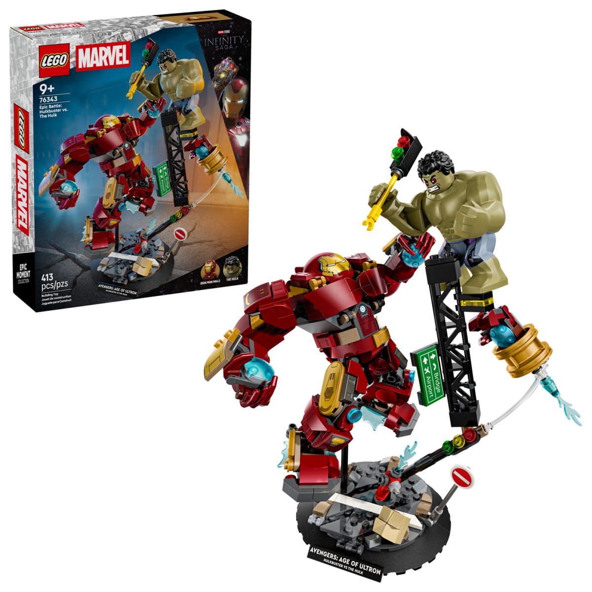 76343 LEGO Super Heroes Marvel Battaglia epica: Hulkbuster vs. The Hulk