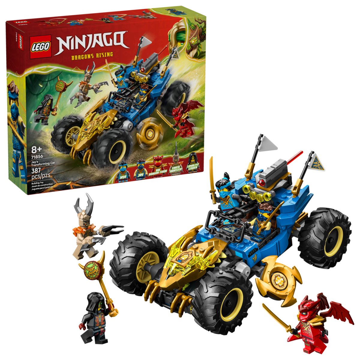 71856 LEGO Ninjago Auto mutaforma di Jay