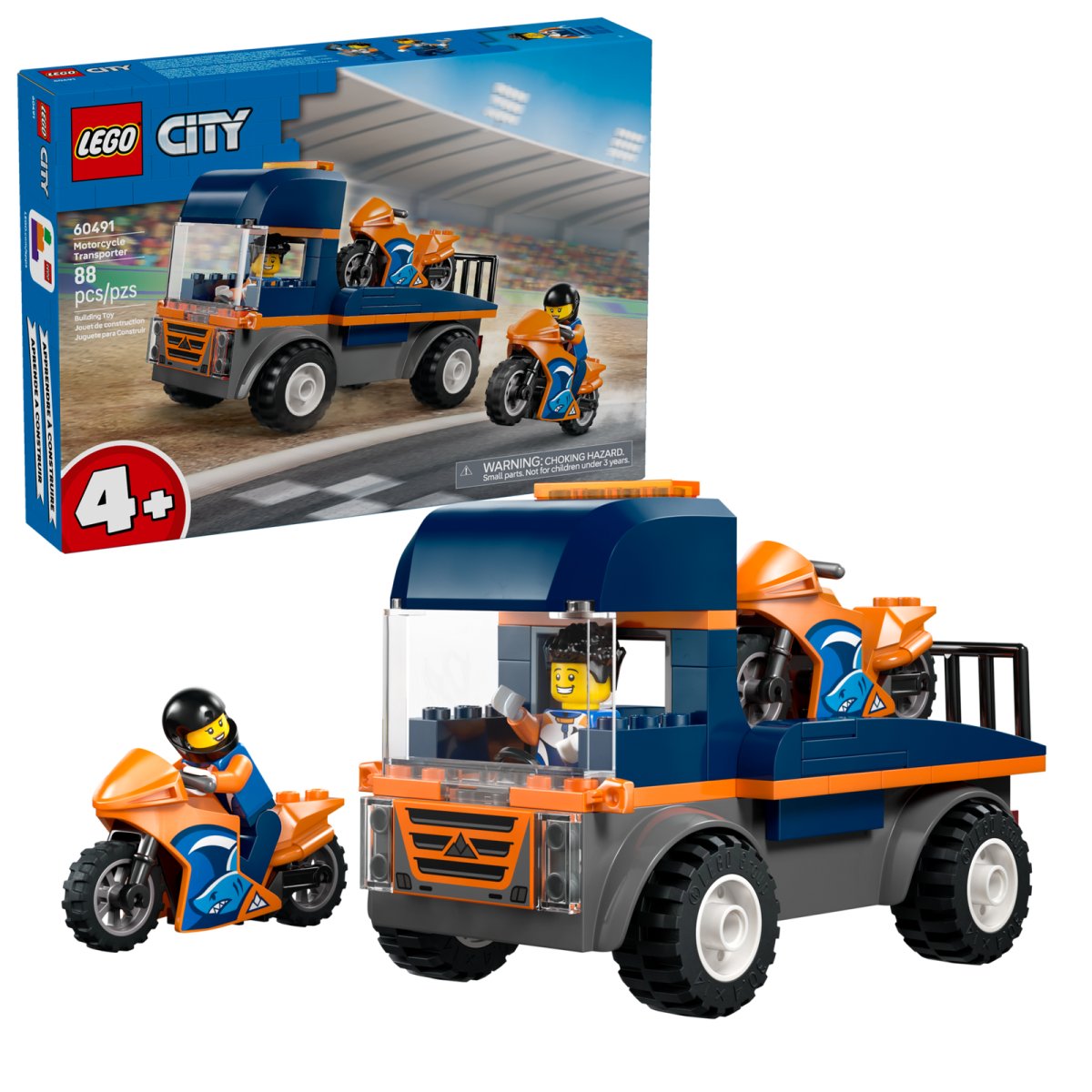 60491 LEGO City Great Vehicles Trasportatore di moto
