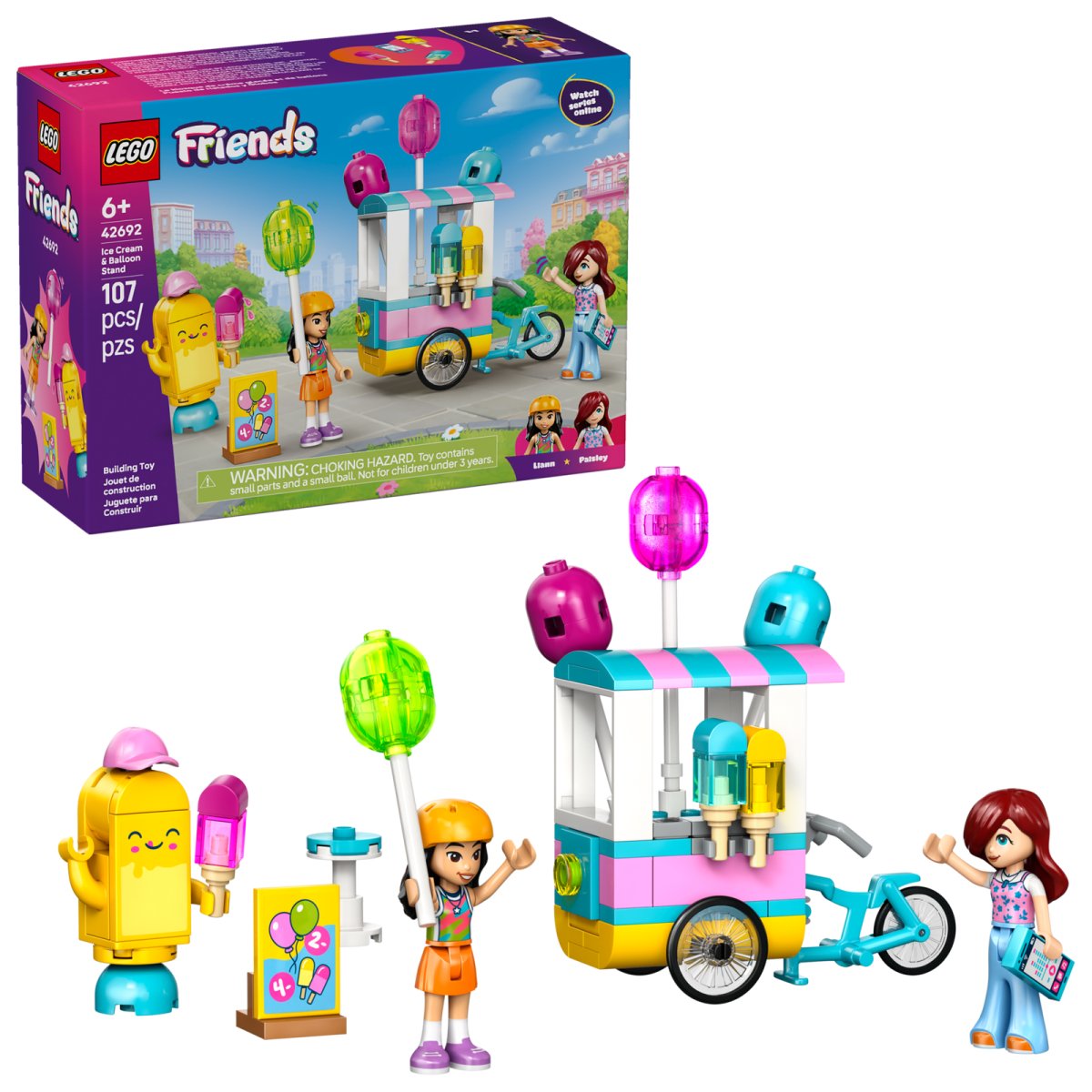 42692 LEGO Friends Bancarella dei gelati con palloncini