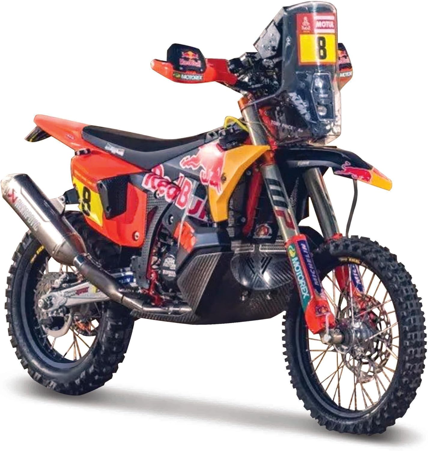*32246 BBurago Moto Red Bull Ktm 450 Rally Dakar 2024 1:6