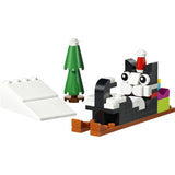 30718 Lego Polybag Avventura sulla neve di Claus il gatto