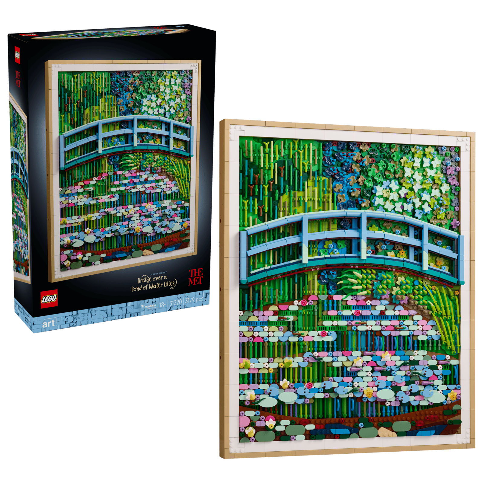 Lego 31220 Art Claude Monet - Lo stagno delle ninfee