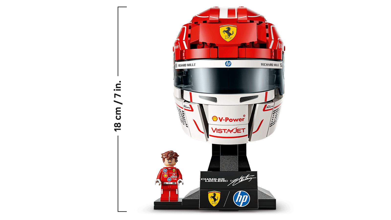 43014 Lego Editions V Casco di Charles Leclerc Scuderia Ferrari HP