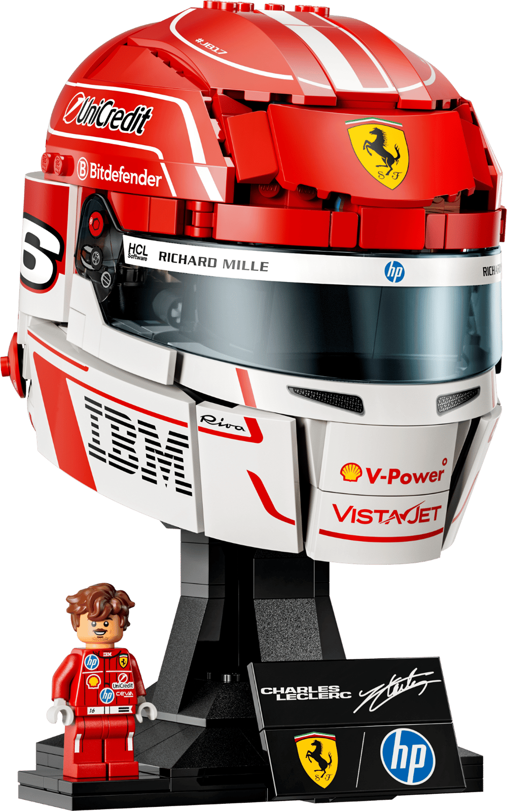 43014 Lego Editions V Casco di Charles Leclerc Scuderia Ferrari HP