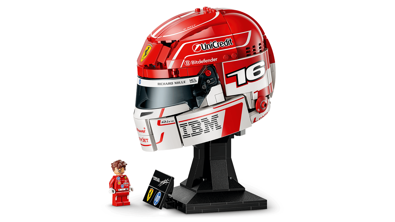 43014 Lego Editions V Casco di Charles Leclerc Scuderia Ferrari HP