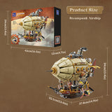 PANTASY set di mattoncini collezione SteamPunk : Steampunk Airship