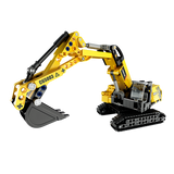 CADA Escavatore - Set Mattoncini Mezzo da Cantiere - 467 Pezzi