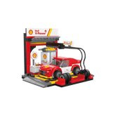 DBLC66035W Cada Shell Racing Team Pit Stop - Stazione Mattoncini - 237 Pezzi