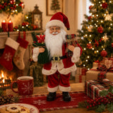 Babbo Natale Carillon 45 cm con Movimento Testa modello casuale