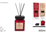 Profumatore Ambiente 500 ml con Bastoncini Vaniglia o Melograno casuale