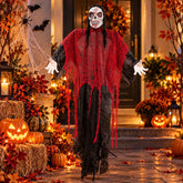 24060791 Decorazione Halloween Scheletro Horror 165 cm con Luci, Suoni