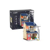 C66010W CaDA Japanese Tea Shop Set Costruzioni Machiya Giapponese con Luci USB