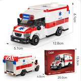 CADA Ambulanza Rescue Shield - Set Mattoncini Veicolo Soccorso Ambulanza