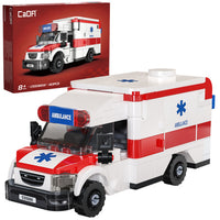 CADA Ambulanza Rescue Shield - Set Mattoncini Veicolo Soccorso Ambulanza