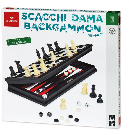 053972 DAL NEGRO SCACCHI/DAMA/BACKGAMMON MAGNETIC