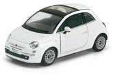 KINSMART 2007 NUOVA FIAT 500 DIE-CAST CON RETROCARICA
