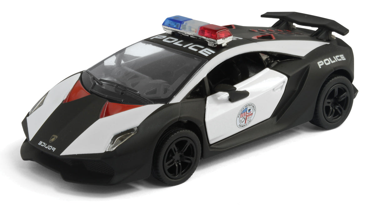 KINSMART LAMBORGHINI SESTO ELEMENTO POLIZIA DIE-CAST CON RETROCARICA colore casu