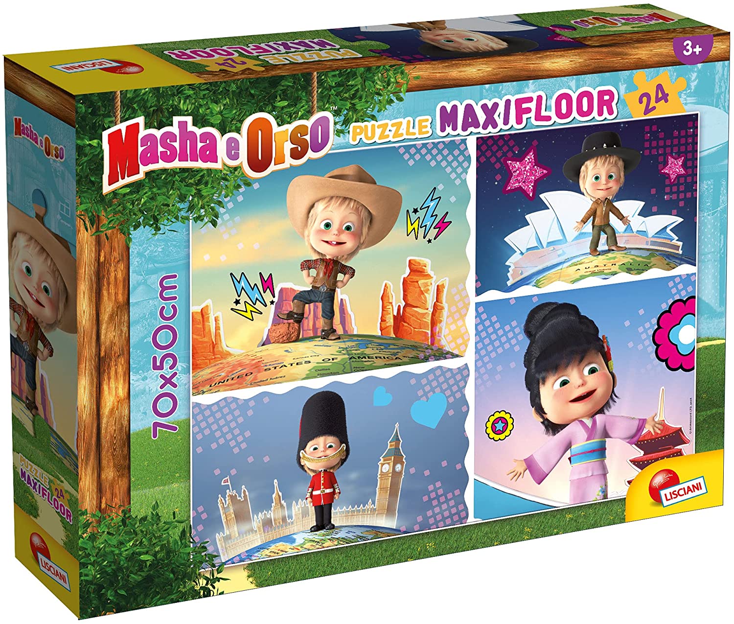 86085 - LISCIANI - MASHA PUZZLE MAXIFLOOR 24 - ? FANTASTICO!