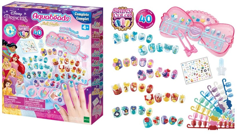 35006 AQUABEADS - Aquabeads Nail Studio - Principesse Disney