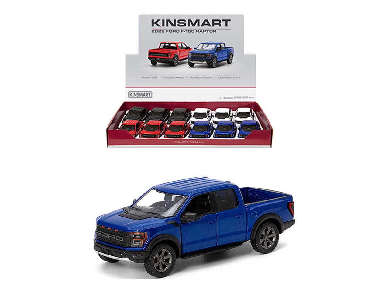 89372 KINSMART FORD F-150 RAPTOR - COLORE CASUALE