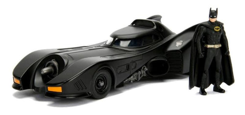 253215002 JADA Batman Batmobile del 1989 in scala 1:24 con personaggio di Batman