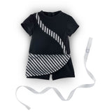 MC VESTITO GINNASTA & NASTRO NERO/ARGENTO - FUORI CATALOGO