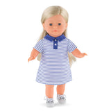 MC VESTITO POLO A RIGHE BLU - FUORI CATALOGO